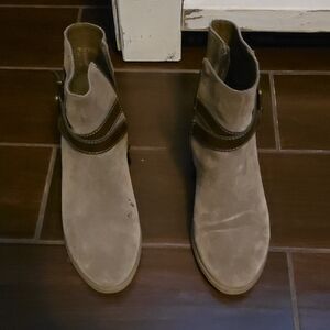 Tan Suede Ankle Boots